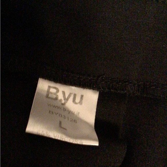 B.YU  TAPERED LEG PANTS SZ L MADE IN ITALY - Picture 7 of 8